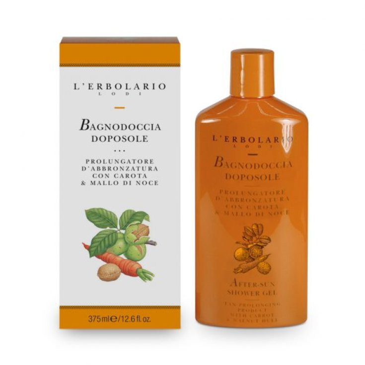 Bagnodoccia Doposole Cocco Avena Mallo di Noce e Carota 375ml - L'ERBOLARIO