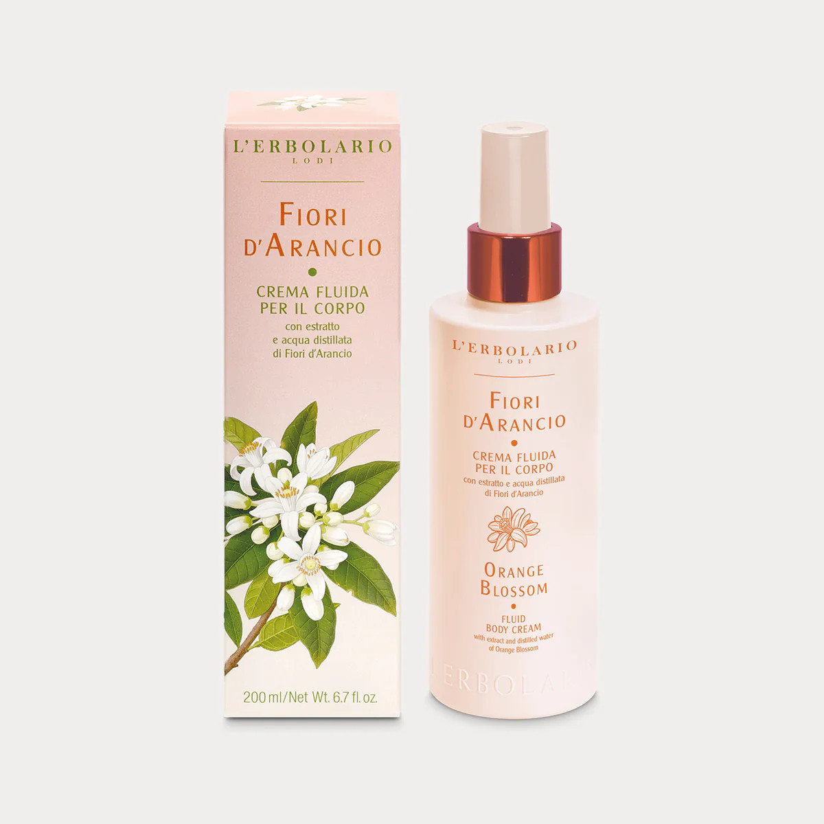 Crema Fluida Corpo Fiori d'Arancio 200 ml - L'Erbolario