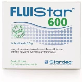 Fluistar600 - Integratore Per Le Secrezioni Bronchiali 14 Bustine - Immagine 4