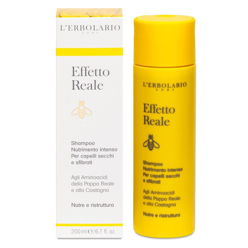 Effetto Reale Shampoo Nutriente Capelli Secchi 200ml - L'ERBOLARIO