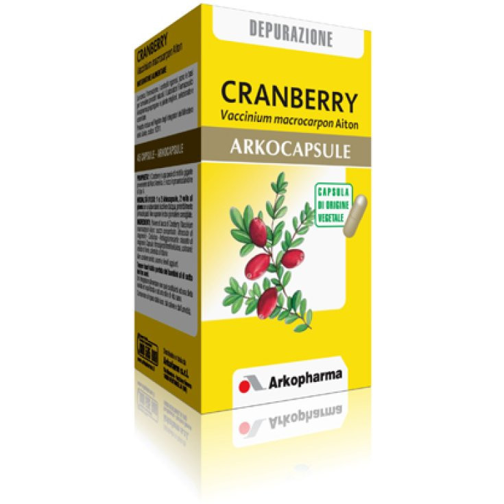 Arkopharma Rosso Arko Capsule Cranberry 45 Capsule - Immagine 5