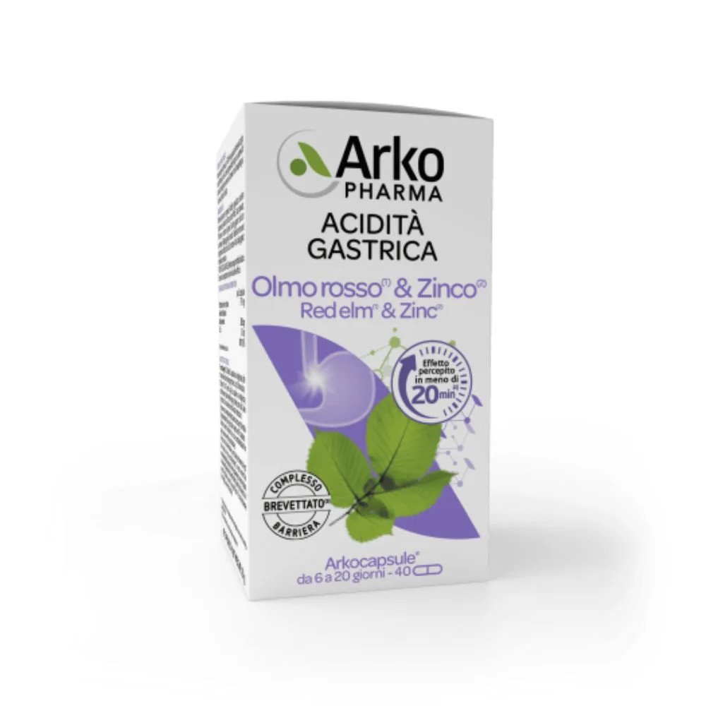 Arkocapsule Olmo rosso & Zinco 40 Capsule - Integratore per l'acidità gastrica - Immagine 5