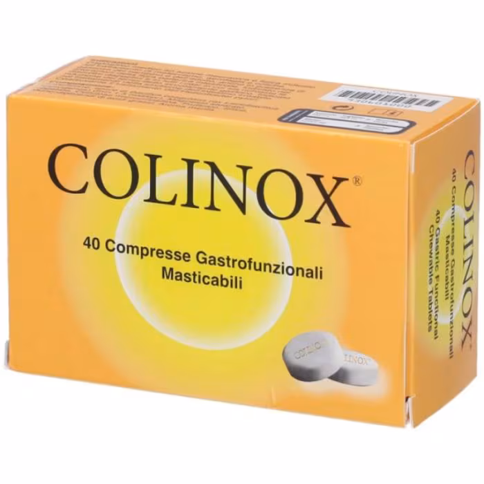 Colinox Integratore per il Benessere Gastrointestinale con Finocchio e Bacillus Coagulans 40 Compresse Masticabili - D.M.G. Italia Srl