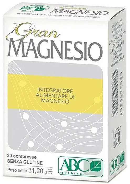 Gran Magnesio Abc Trading Compresse 30 Pz - Immagine 7