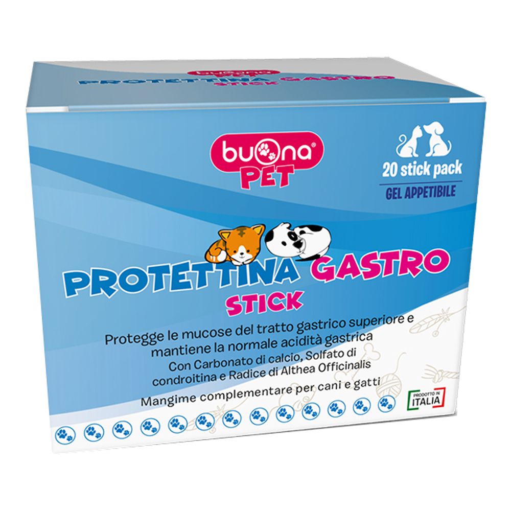 Buona Pet Protettina Gastro 20 Stick - Mangime complementare per cani e gatti - Immagine 3