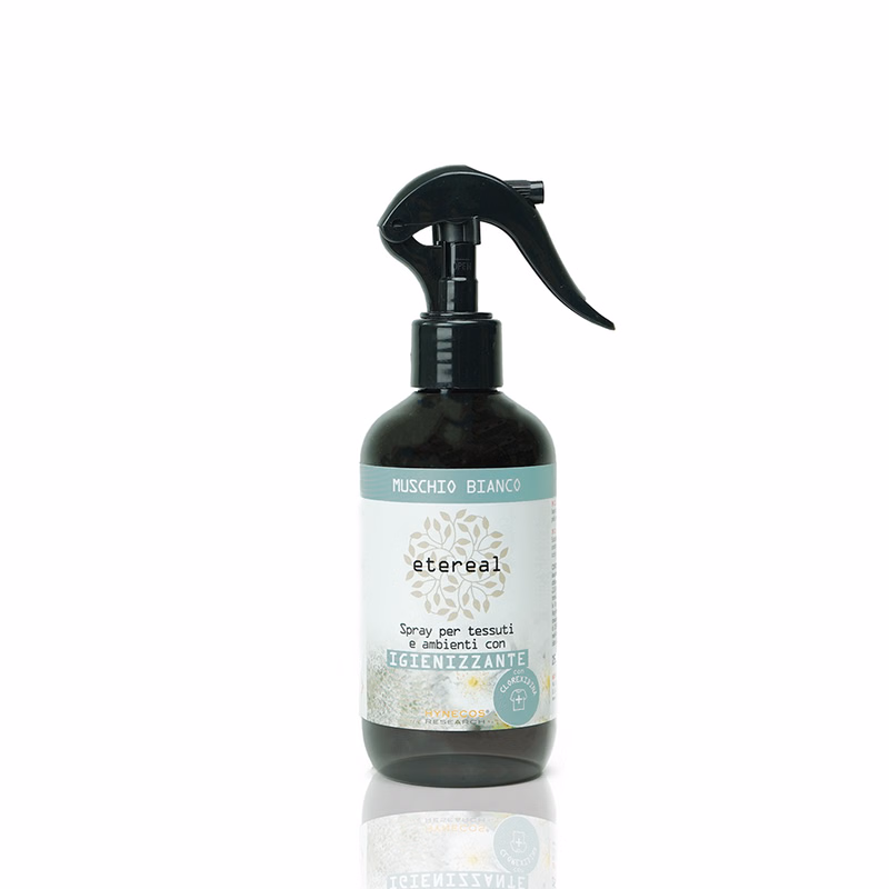 Etereal Spray Per Tessuti E Ambienti Igienizzante Muschio Bianco 250ml - Pool Pharma Srl Etereal Spray Per Tessuti E Ambienti Igienizzante Muschio Bianco 250ml - Pool Pharma Srl