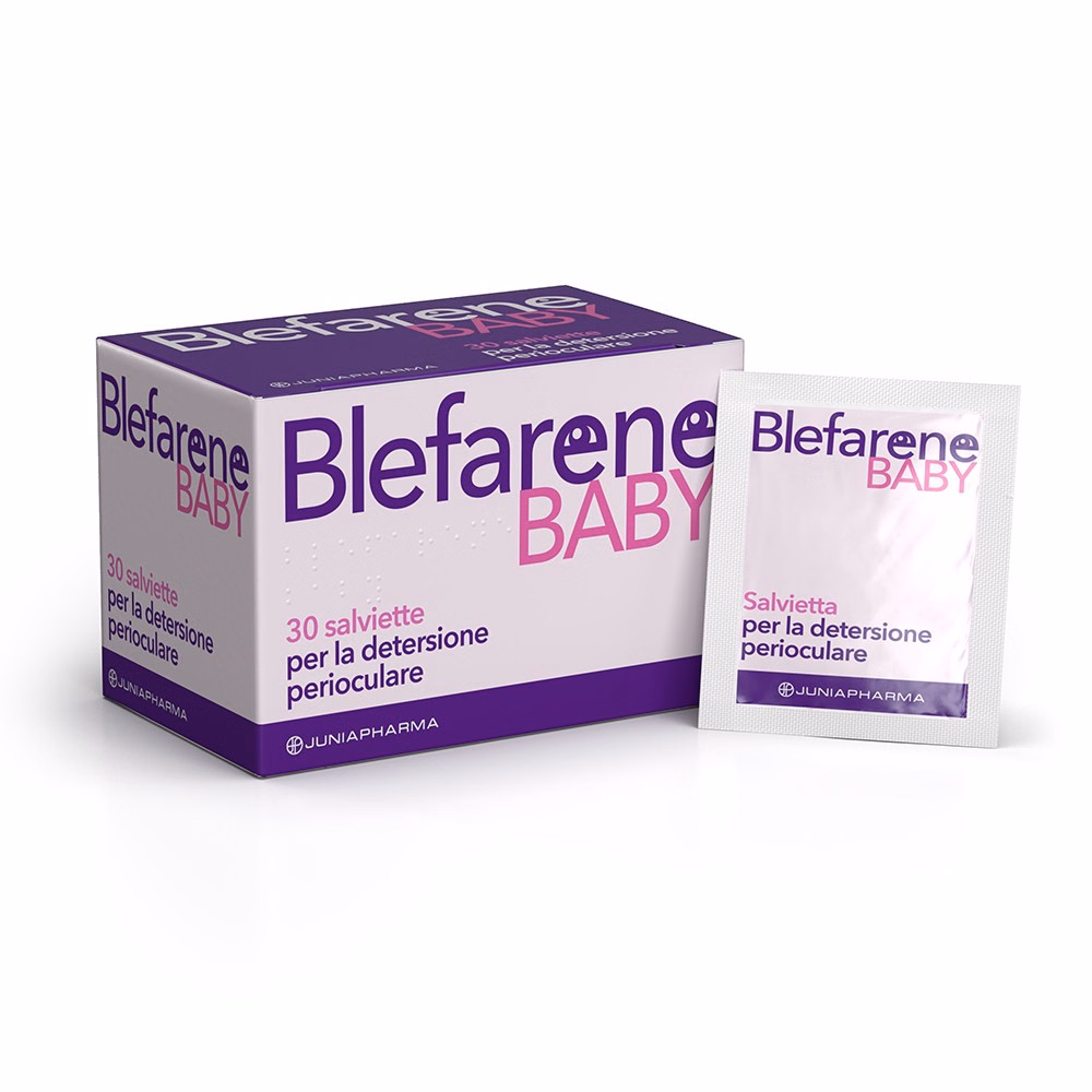 Blefarene Care Salviette Monouso per Detersione Perioculare con Estratti Naturali 30 Pezzi - Junia Pharma