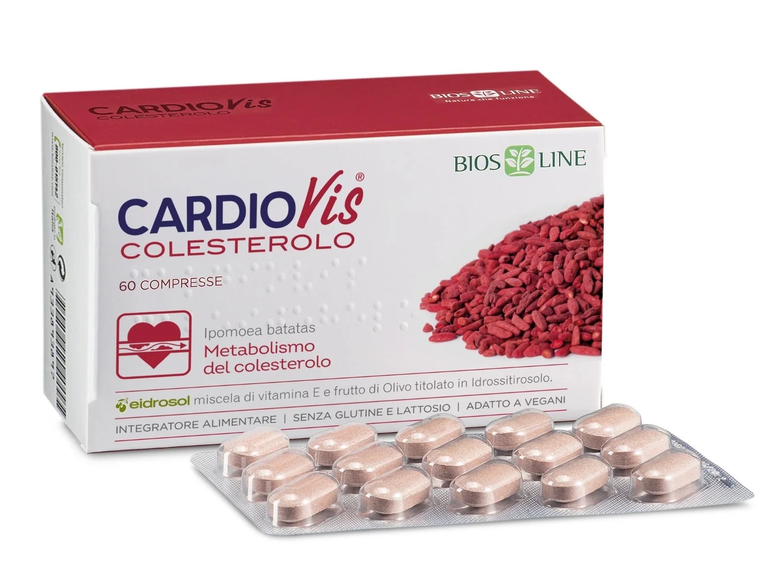 Bios Line Rosso Cardiovis Colesterolo 60 Compresse - Immagine 6