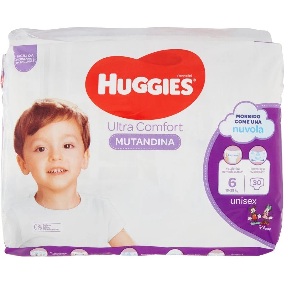 Pannolini LITTLE MOVERS mutandina tg.6 – 30 pezzi – huggies - Immagine 3
