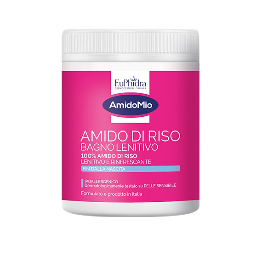 Euphidra Amidomio Bagno Lenitivo All'amido Di Riso In Polvere 200 G - Immagine 6