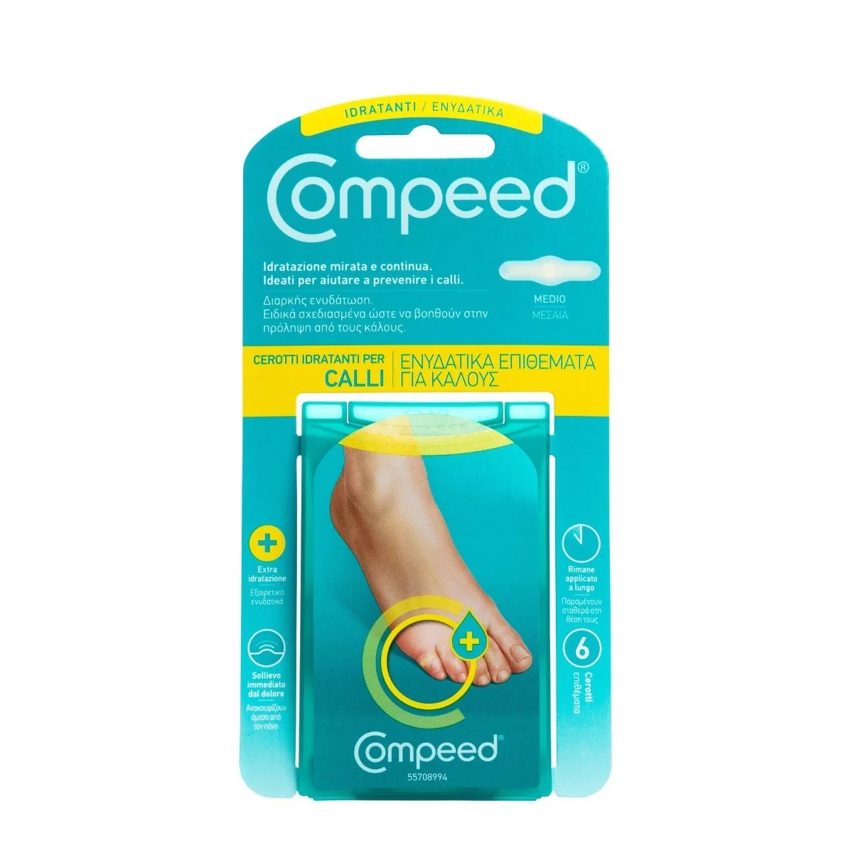 Compeed Cerotti Calli Idratanti 6 Pezzi - Immagine 9