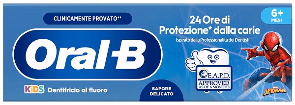 Oral-B Dentifricio Kids Spider-Man con Fluoruro 60 ml - PROCTER & GAMBLE SRL