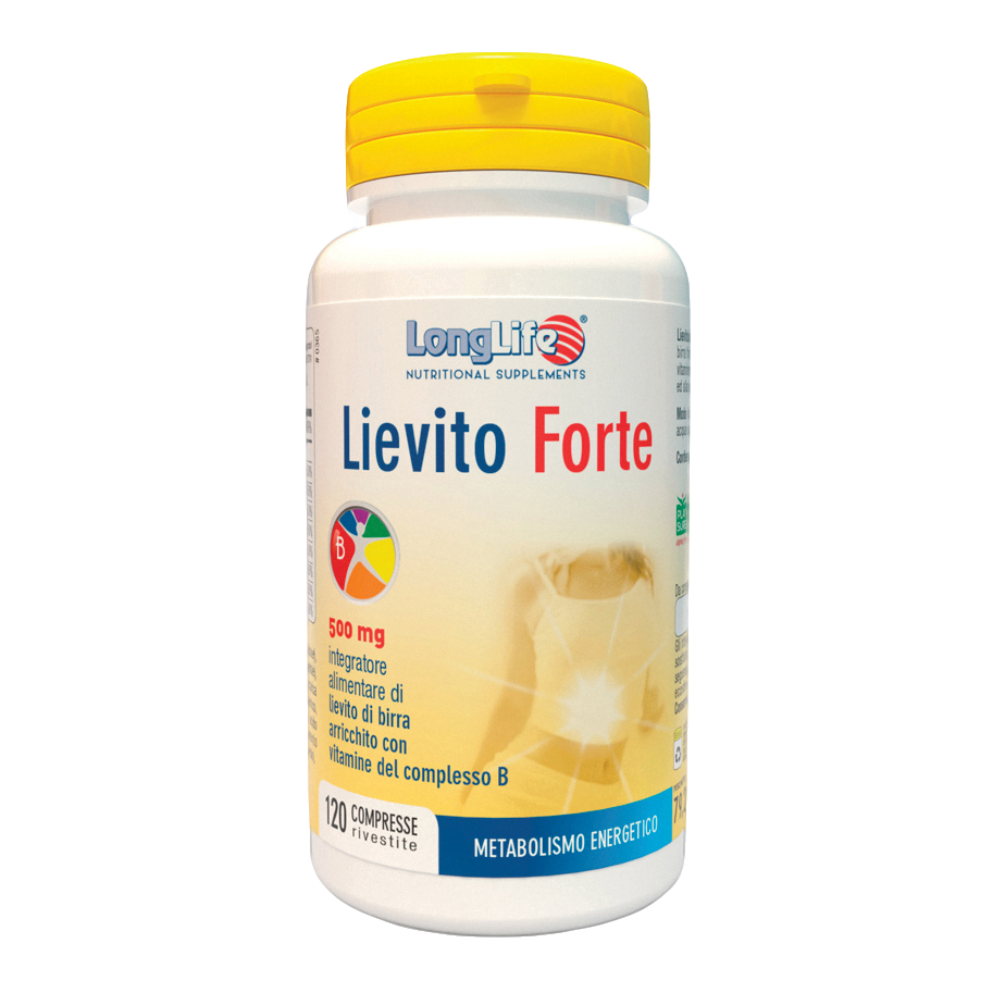 Longlife Lievito Forte Integratore Per Metabolismo Energetico 120 Compresse - Immagine 7