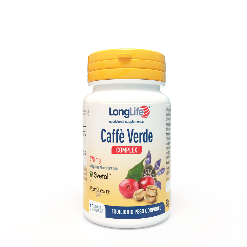Longlife Srl Verde Integratore Long Life Caffè Con Svetol, 60 Capsule - Immagine 3