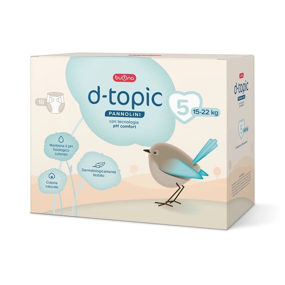 Steve Jones Srl D-Topic Pannolini Taglia 5 18 Pezzi - Immagine 3