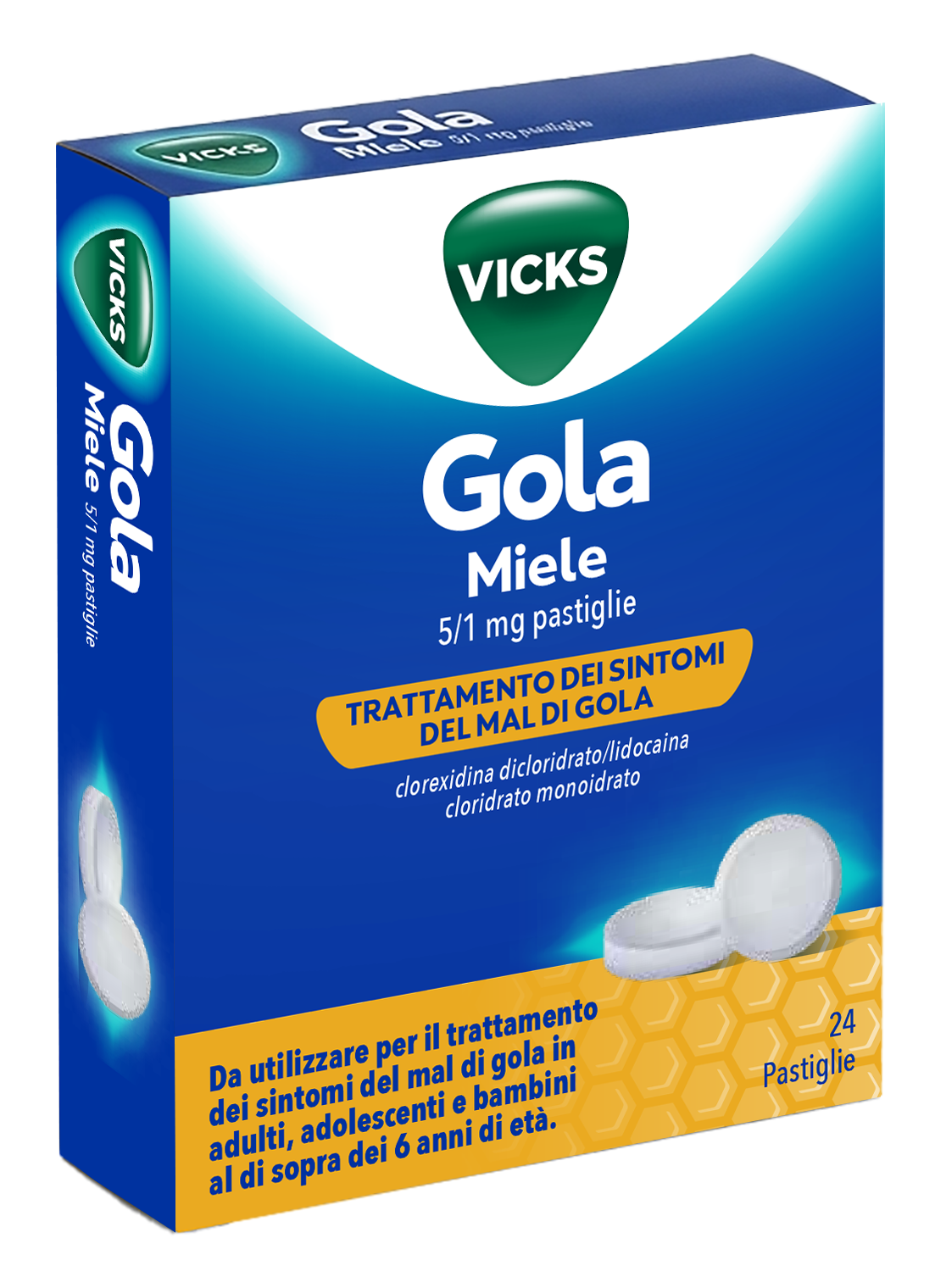 Procter & Gamble Srl Vicks Gola 24 Past.miele - Immagine 6