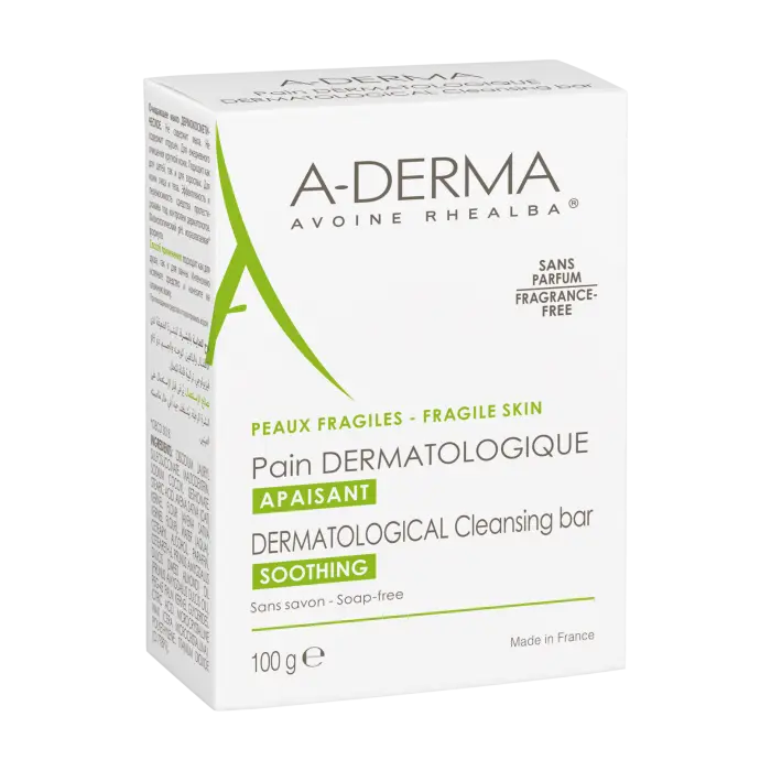 Aderma A-Derma Les Indispensables Pane Dermatologico Lenitivo 100G - Detergente Solido Per Pelle Fragile, Deterge Delicatamente Idrata E Lenisce 100 G - Immagine 5