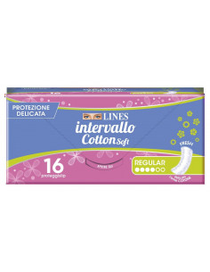 Lines Intervallo Cotton Soft Fresh Per Protezione Discreta Confezione Da 16 Pezzi - Immagine 7
