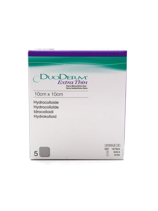 Medicazione Con Idrocolloidi Sterile Duoderm Extra Sottile 10X10Cm 5 Pezzi - Immagine 3