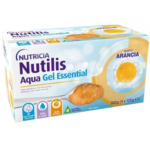 Nutricia Nutilis Aqua Gel Gusto Arancia Idratazione 4x125 G - Immagine 4