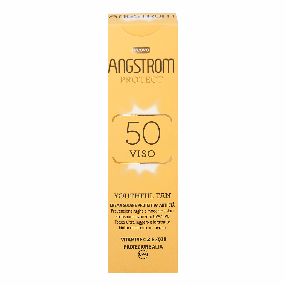 Angstrom Protect Crema Solare Protettiva Anti-Età SPF50+ con Vitamine C E e Coenzima Q10 40 ml - Angstrom