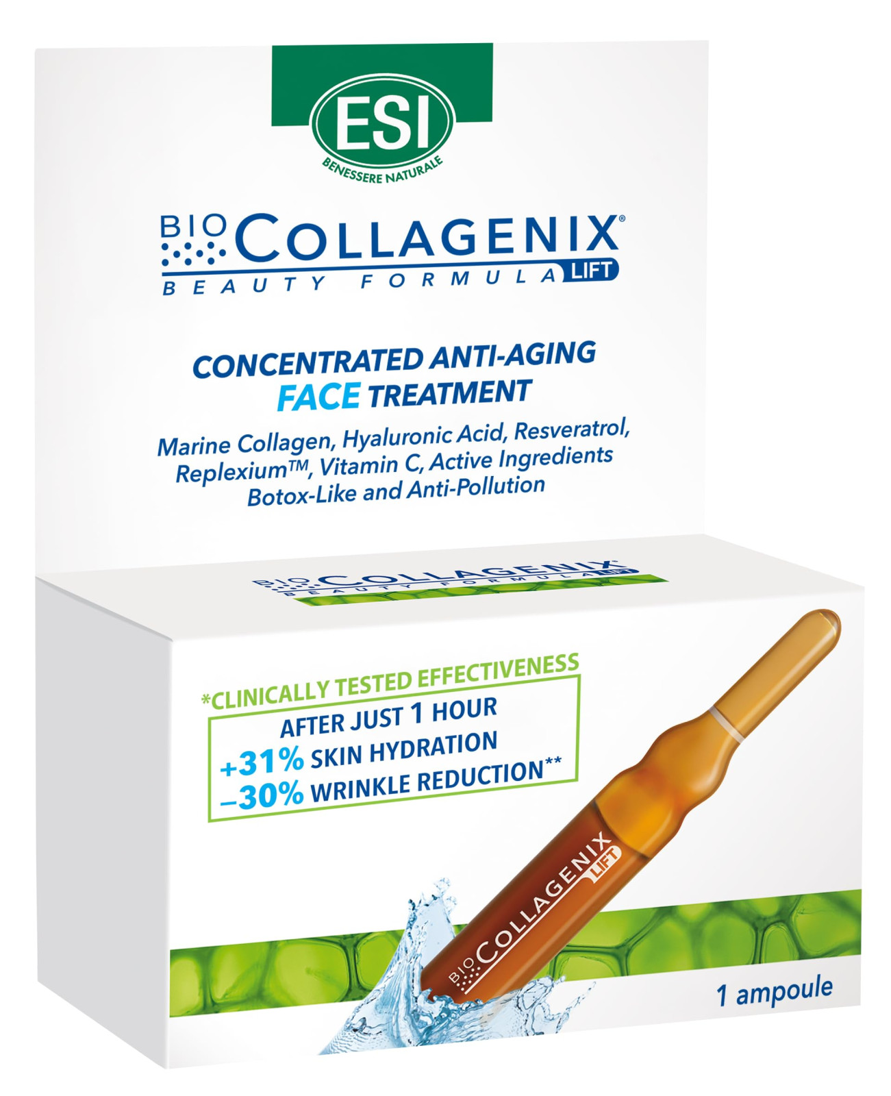 ESI Biocollagenix Trattamento viso concentrato anti-età in ampolla 1,8 ml - ESI