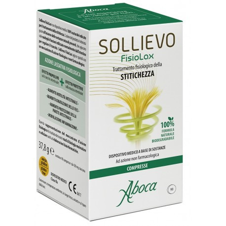 Sollievo Fisiolax Integratore Transito Intestinale 90 Compresse Naturali - Aboca