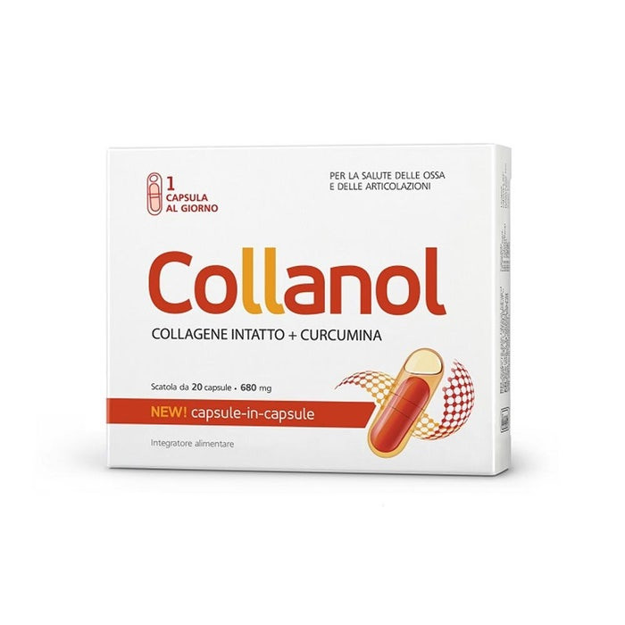 Collanol Integratore per Articolazioni Ossa e Cartilagini Senza Glutine 20 Capsule - Vitaslim
