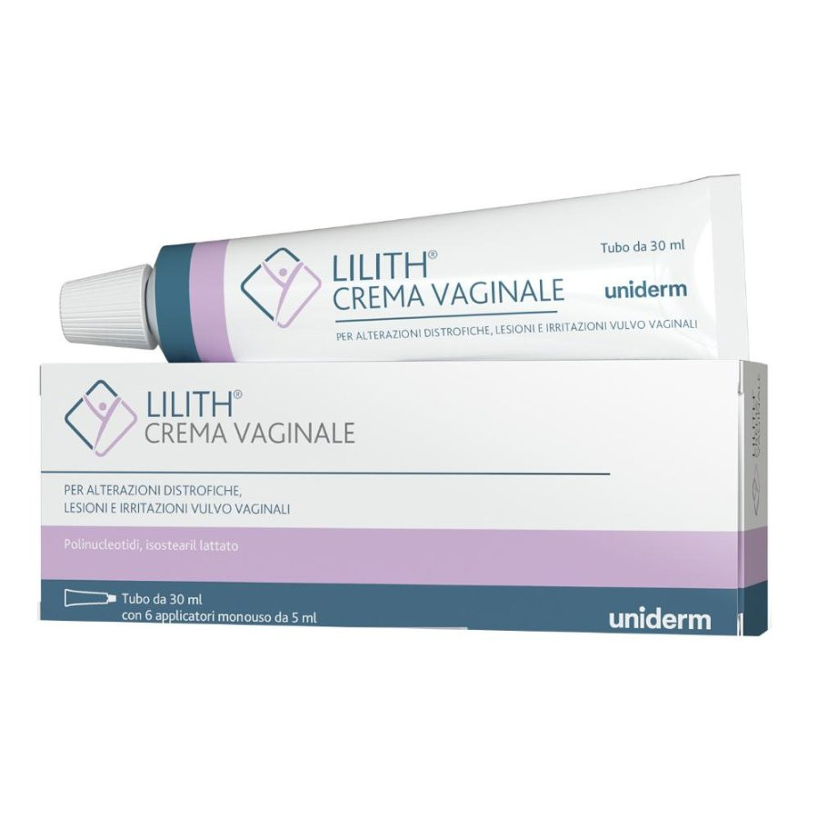 Lilith Crema Vaginale Idratante Lubrificante Riparatrice 30ml Dispositivo Medico - UNIDERM