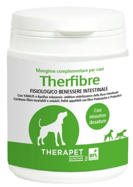 Therfibre Mangime Complementare per Cani Benessere Intestinale con Prebiotici 500g - THERAPET