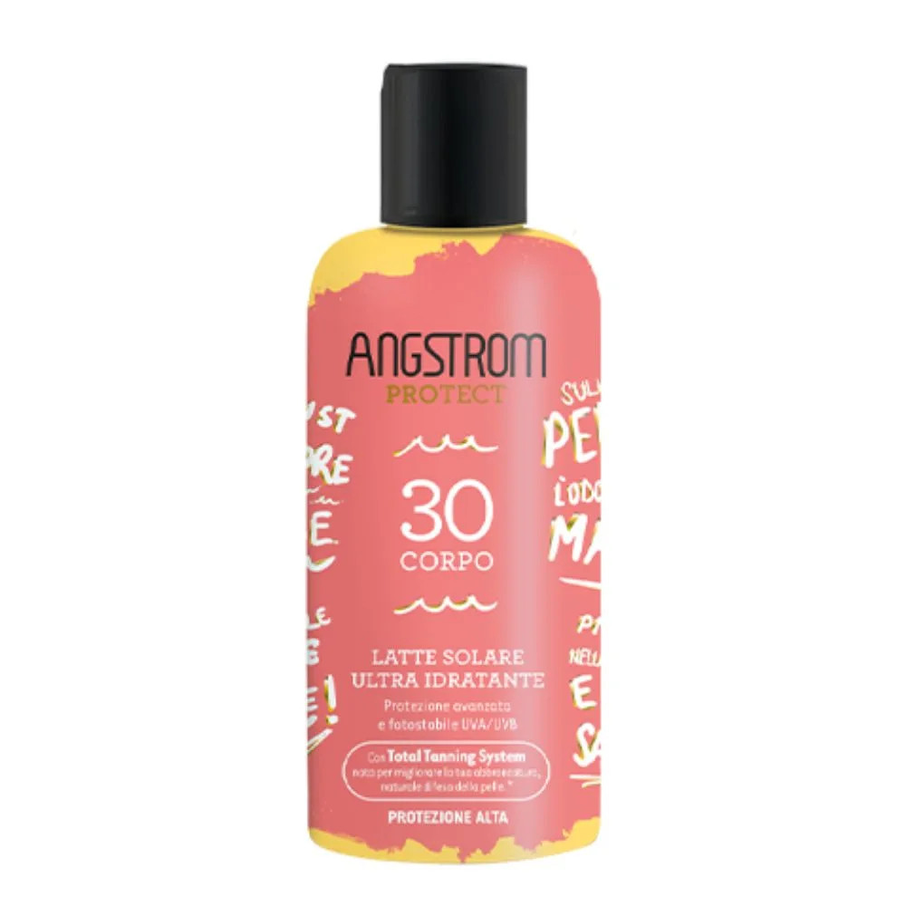 Latte Solare SPF30 Pelli Sensibili Molto Resistente 200ml - Angstrom