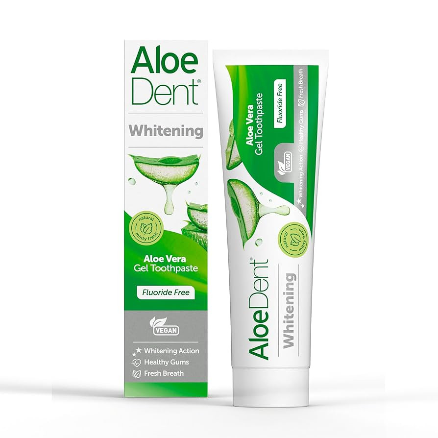 Aloedent Whitening Dentifricio Sbiancante Senza Fluoro 100ml - Dr.Organic
