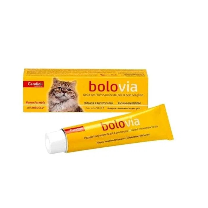 Bolo Via Pasta Gatti Ipoallergenica per Boli di Pelo 100g - Candioli