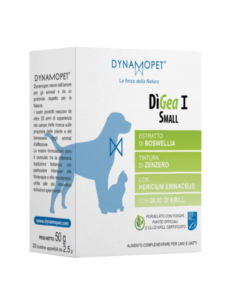 Digea I Small Alimento Complementare Cani e Gatti 20 Bustine - Dynamopet
