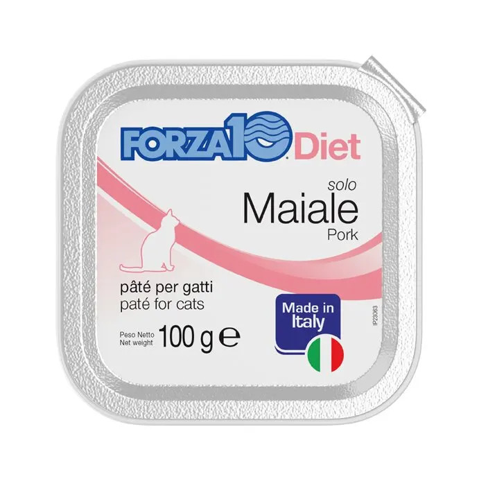 Solo Diet Maiale Patè Monoproteico Gatto Intolleranze 100g - Forza10
