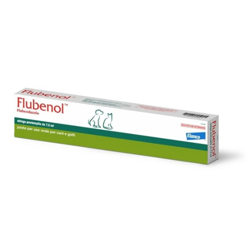 Flubenol Pasta Orale Antielmintico per Cani e Gatti 7,5ml - Elanco