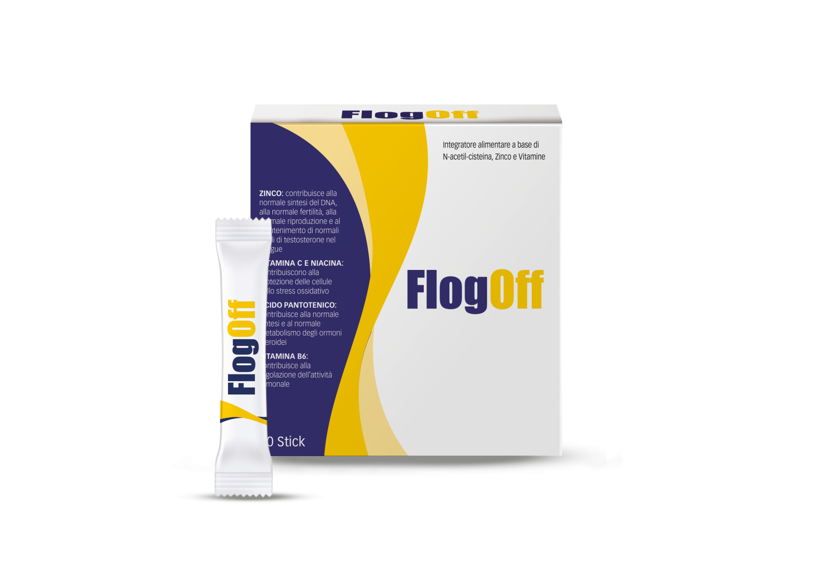 Flog Off Integratore Alimentare in Polvere Orale 20 Stick - Fa Farma