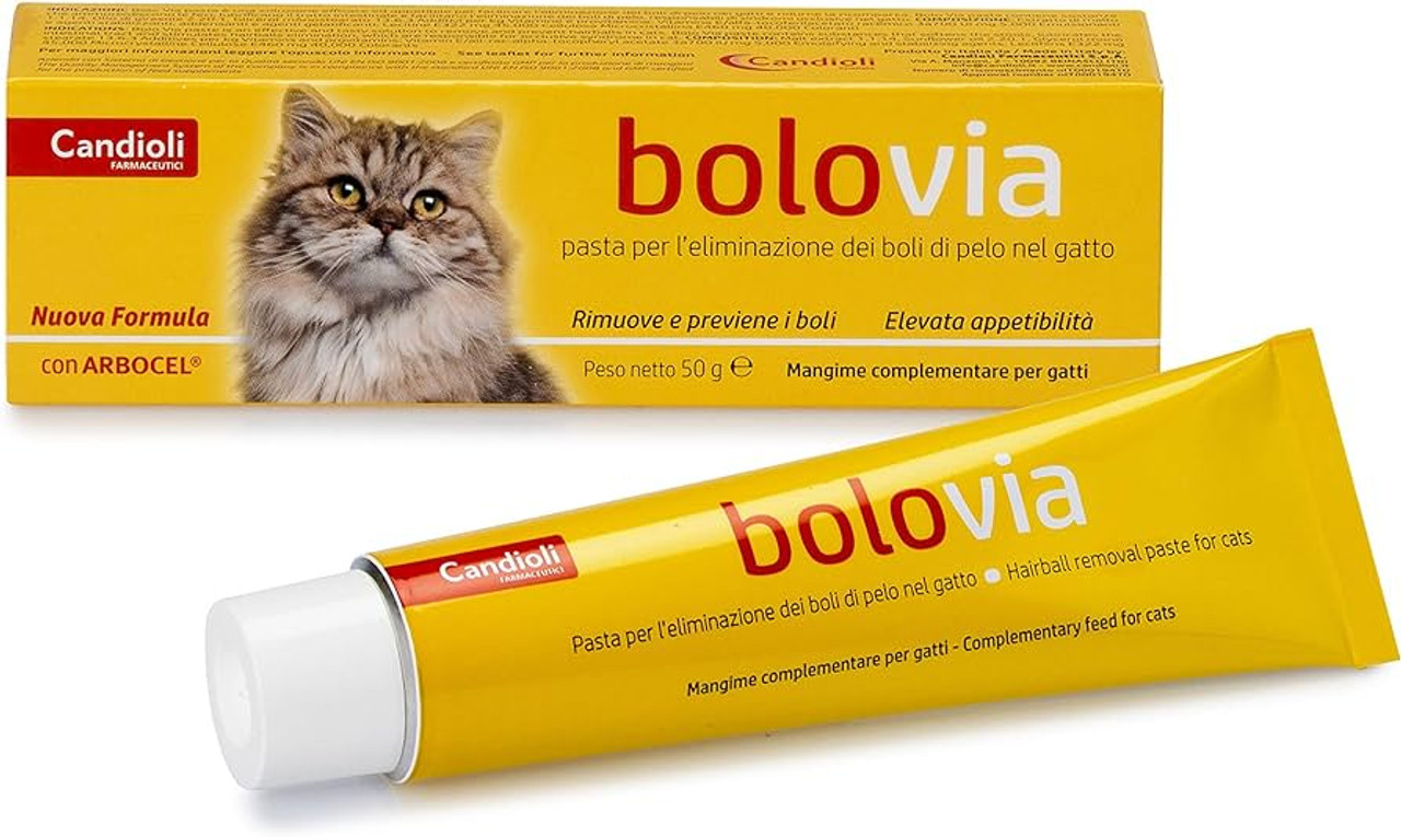 Bolo Via Pasta Gatti Integratore Eliminazione Boli Pelo 50g - Candioli