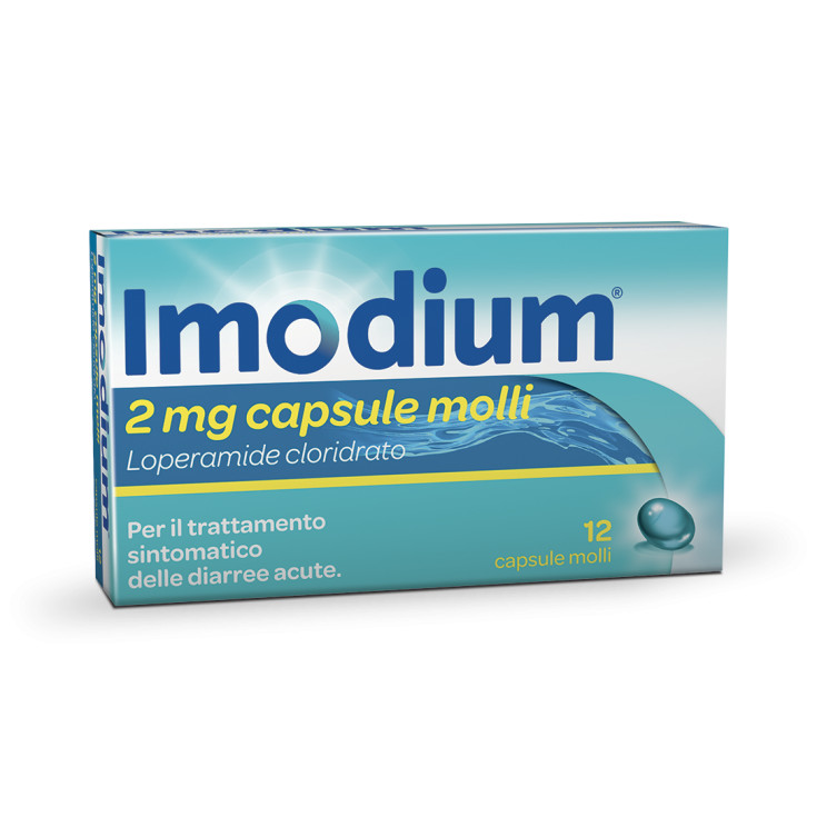 Imodium 2mg Capsule Rigide per Diarrea Acuta 12 Capsule - IMODIUM