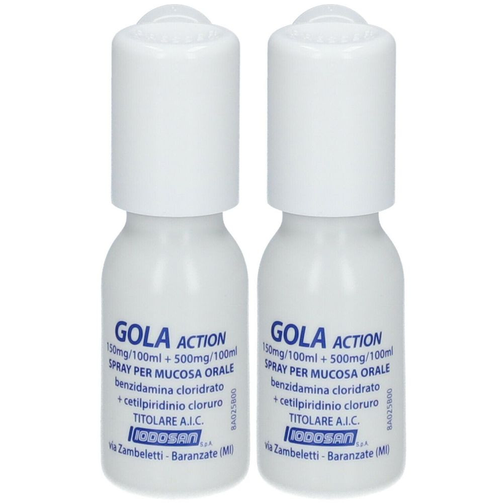 Gola Action Spray mucosa orale antinfiammatorio analgesico 10ml - Iodosan