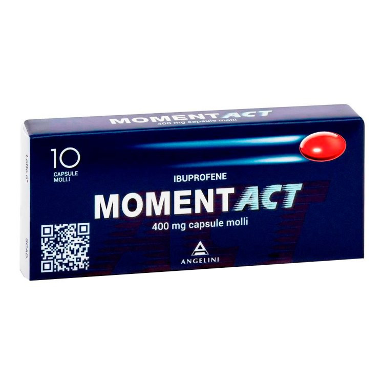 Momentact 400mg Ibuprofene Dolori e Febbre 10 Capsule Molli - Moment