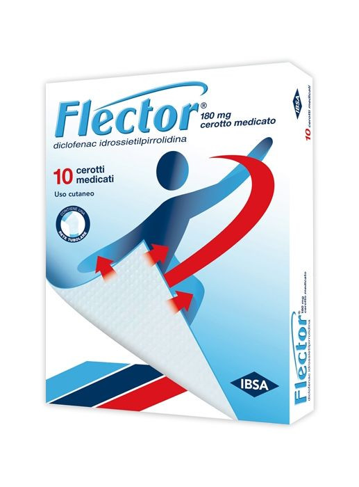 Flector 180mg Cerotto Medicato 10 Pezzi - Flector