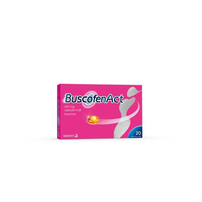 BuscofenAct 400 mg 20 Capsule Molli Medicinale SOP-OTC - Buscofen