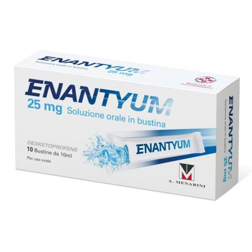Enantyum 25mg Soluzione Orale in Bustina 10ml - Enantyum