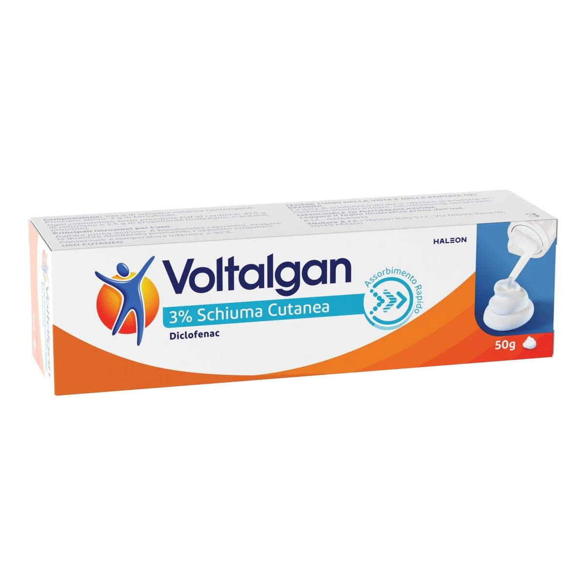 Voltalgan 3% Schiuma Cutanea 50g - Volta