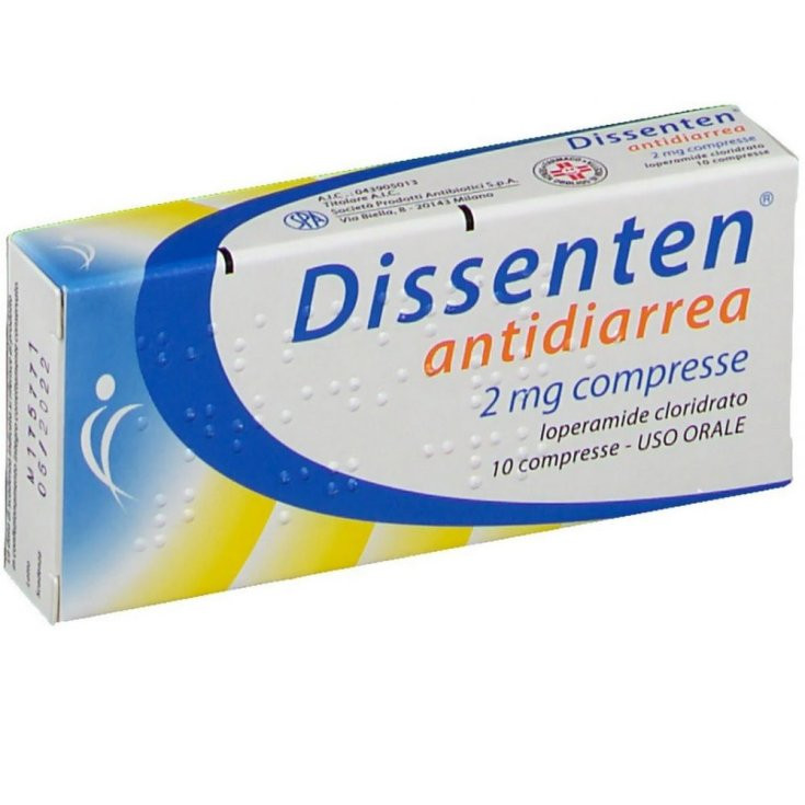 Dissenten Antidiarrea 2 mg 10 Compresse - Dissenten
