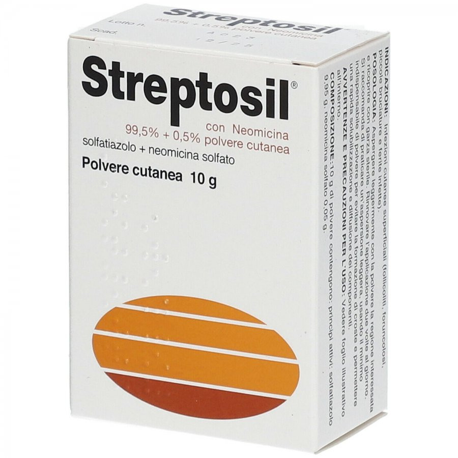Streptosil Neomicina Polvere Cutanea 10g - Streptosil