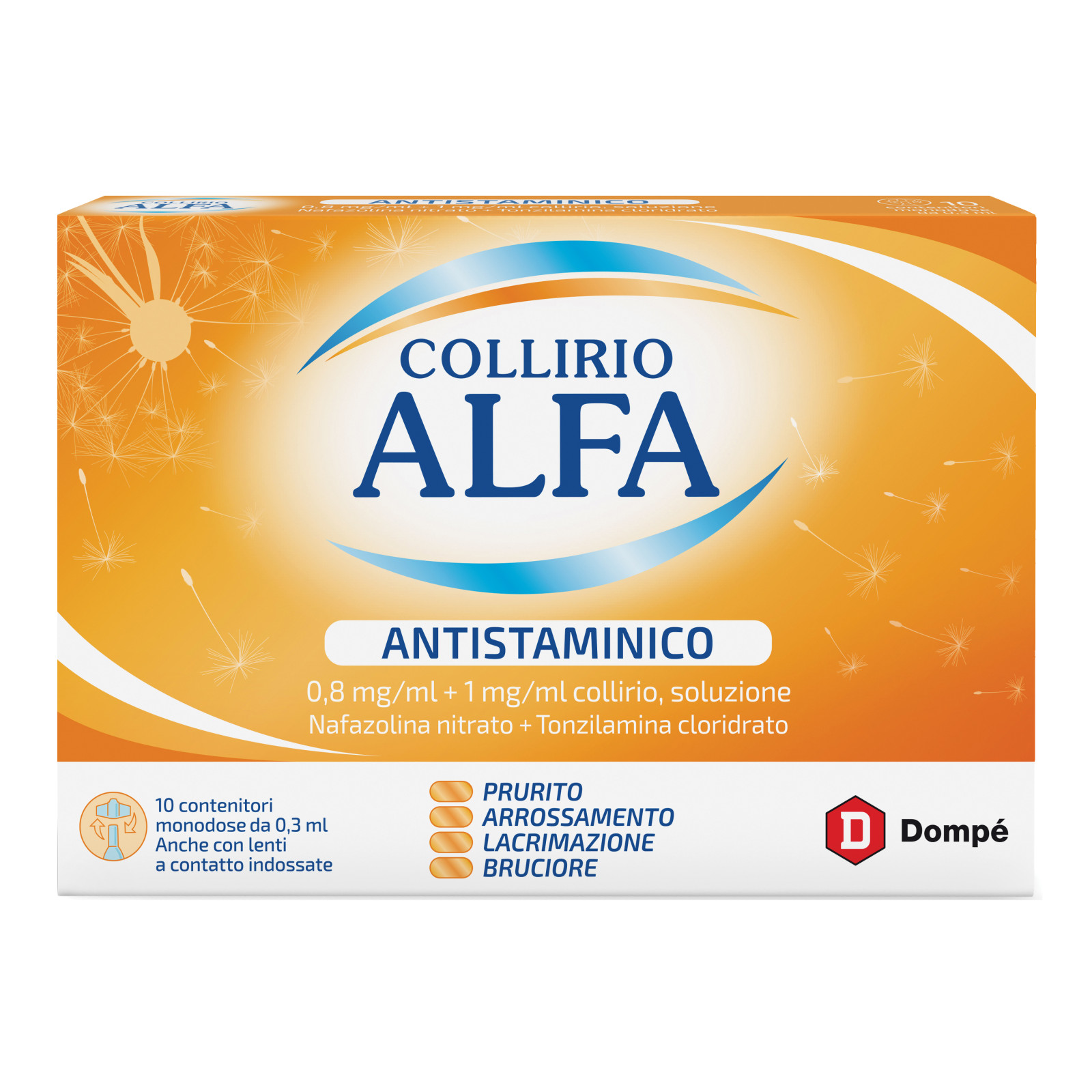 Collirio Alfa Antistaminico 10 Contenitori Monodose - Collirio Alfa