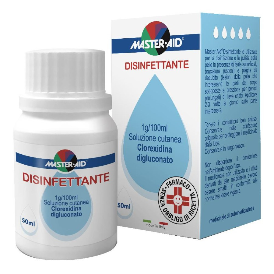 Master Aid Disinfettante Soluzione Cutanea 50ml - MASTER AID