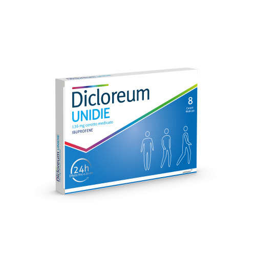 Dicloreum Unidie 136 mg Cerotto Medicato 8 Cerotti - Dicloreum